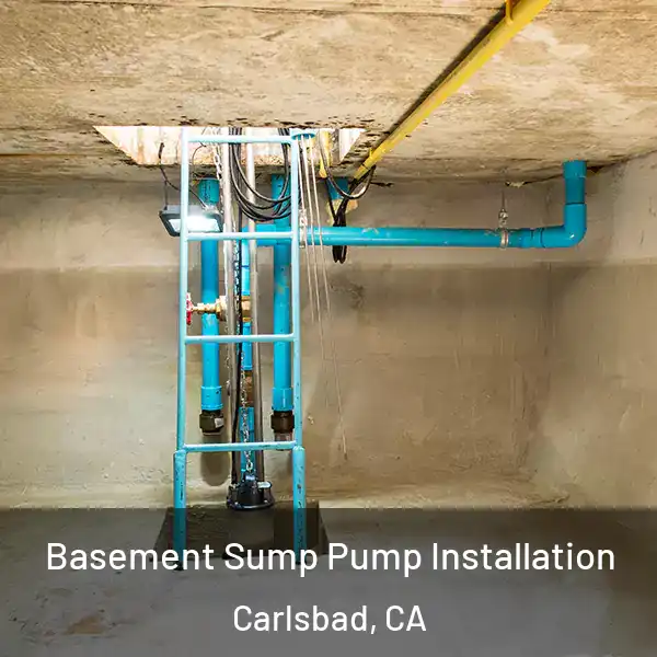  Basement Sump Pump Installation Carlsbad, CA